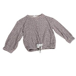 Jessica Simpson Cheetah Cinch Waist Sweater Size 2T